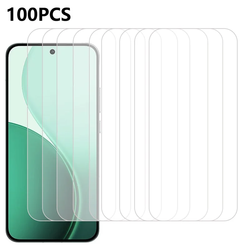 100 Stück Displayschutz für Oppo Reno14 5G (Global) Gehärtetes Glas Schutzfolie Kratzfest