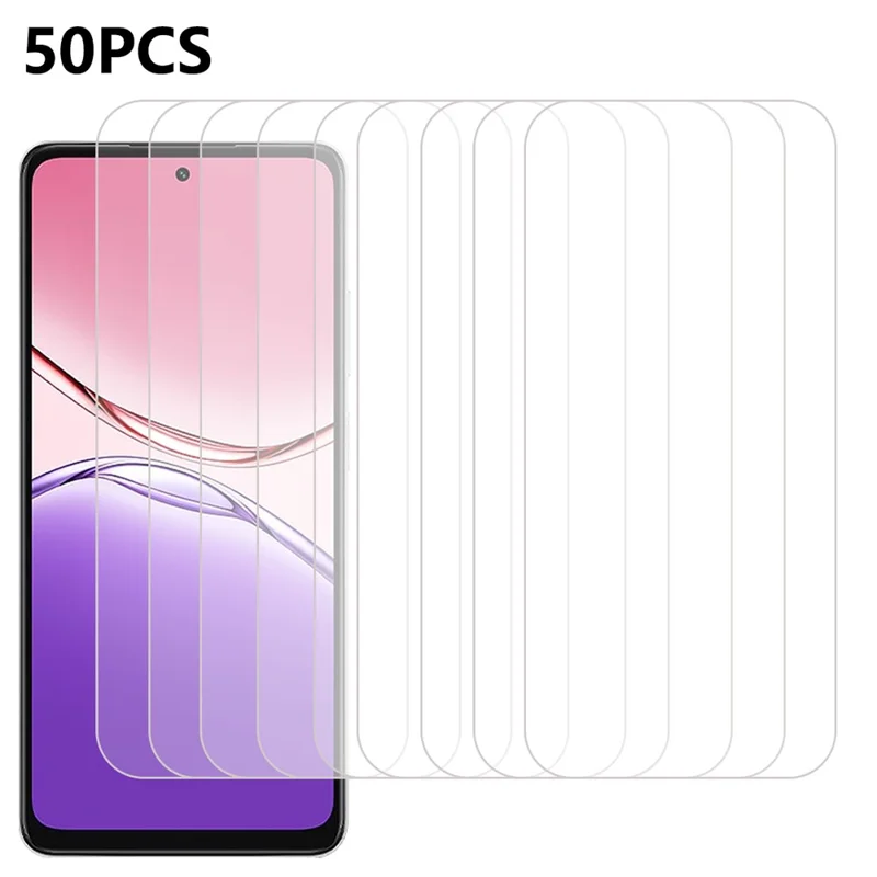 50 шт. Защитное стекло для Oppo A5i 4G / A5i Pro 4G / A5x 4G, противоцарапное закаленное стекло