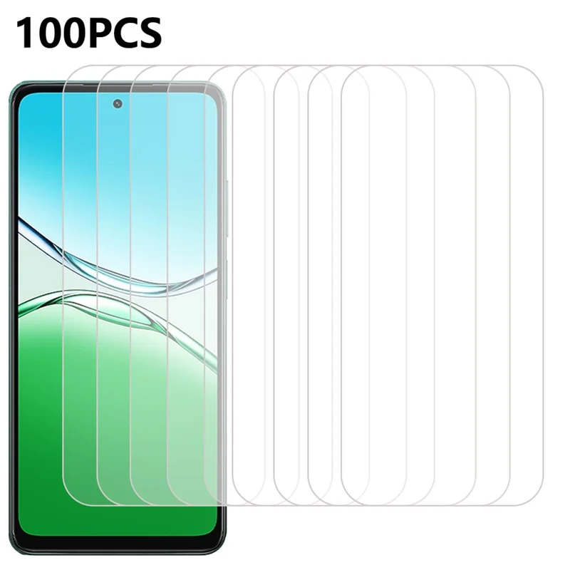 100 Stück Displayschutz für Oppo A5 4G / 5G Panzerglas Schutzfolie Kratzfest