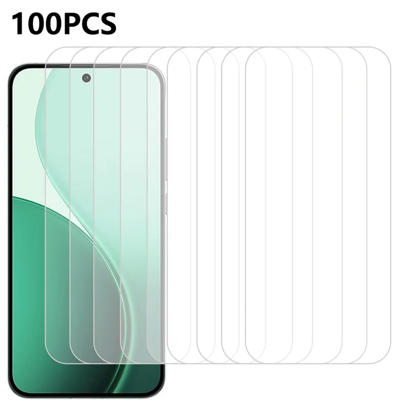 100 Stück Displayschutz für Oppo Reno14 Pro 5G (Global) Gehärtetes Glas Schutzfolie Kratzfest