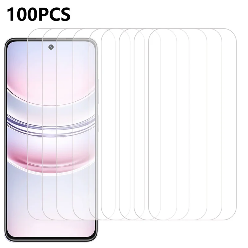 100 Stück Displayschutz für Realme C73 5G - Gehärtetes Glas Schutzfolie gegen Kratzer