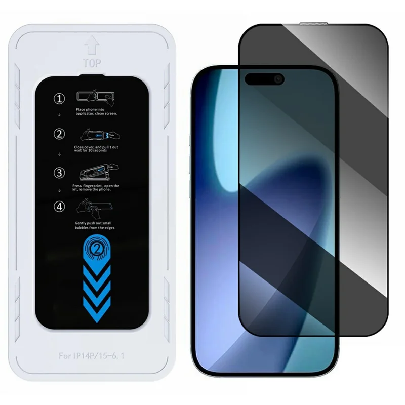 Bulk Purchasing For iPhone Air Privacy Screen Protector 28-Degree Anti-Spy 0.33mm High Aluminium-Silicon Glass Film with Installation Tool