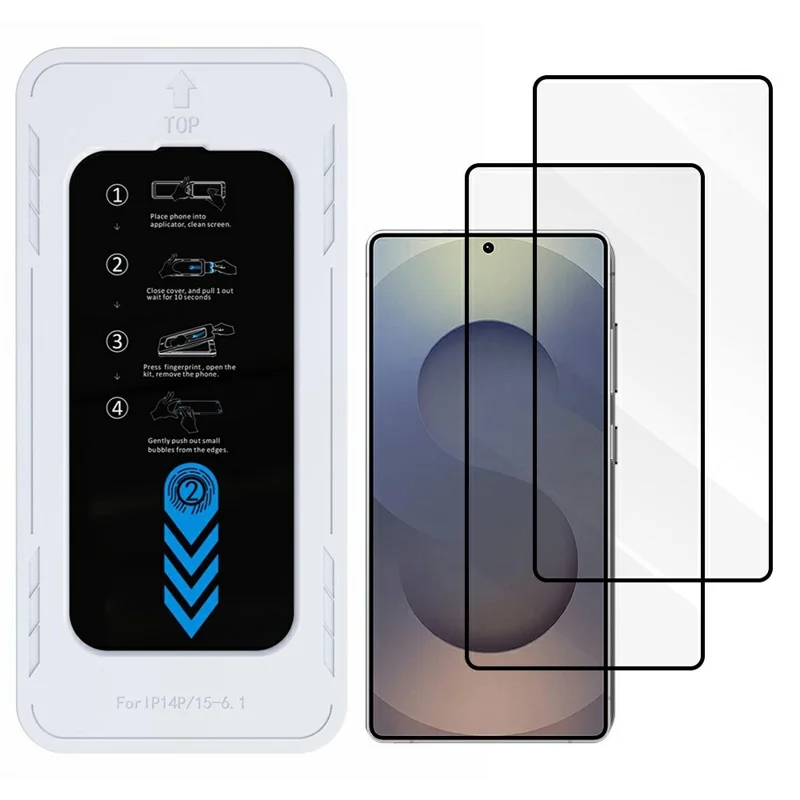 Bulk Purchasing 2Pcs For Samsung Galaxy S25 Ultra Screen Protector High Aluminium-Silicon Glass 0.33mm HD Film with Installation Tool