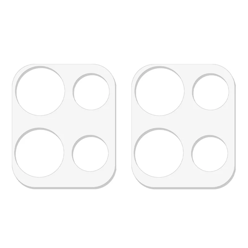 2Pcs For Motorola Edge 60 Pro 5G Camera Lens Protector 3D Arc Edge Anti-Scratch Tempered Glass Lens Film - Transparent