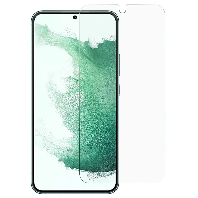 Pour Samsung Galaxy S22+ 5G / S23+ Film de verre trempé anti-explosion 0,18 mm Ultra mince Bord arc ultra clair Protecteur d'écran