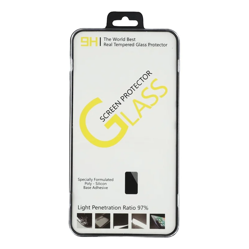 Pellicola in vetro temperato Silk Printing Full Glue Crystal Clear per iPhone 17