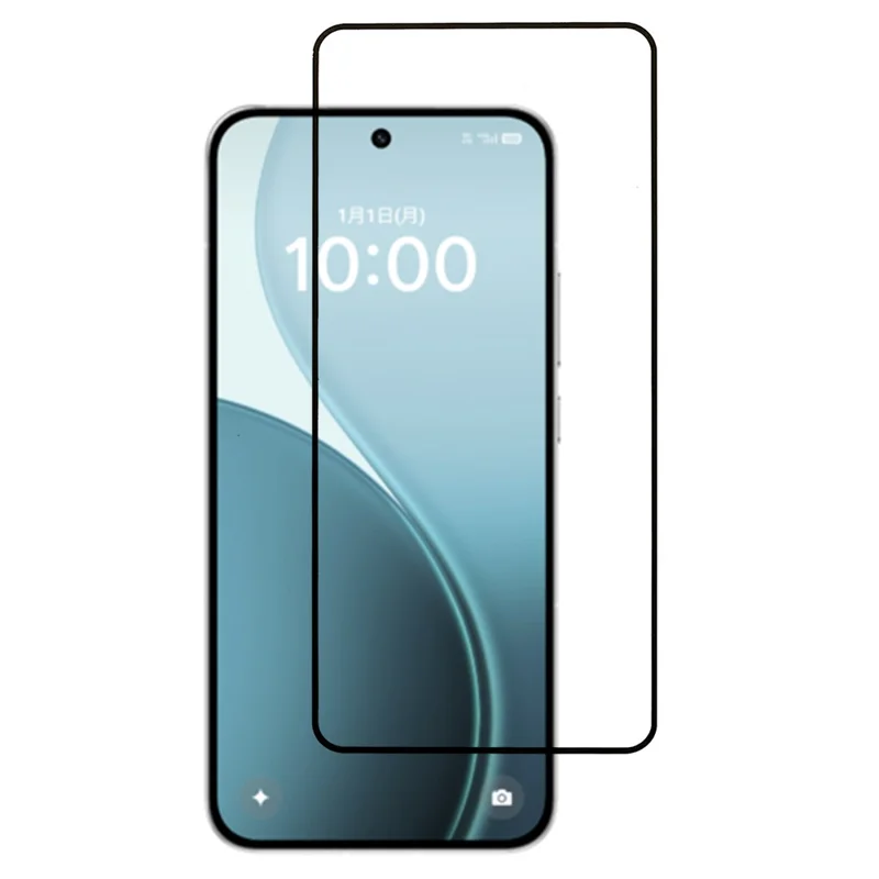 Para Oppo Reno14 5G (Global) Protector de pantalla Impresión de seda Película de pantalla transparente HD con pegamento completo