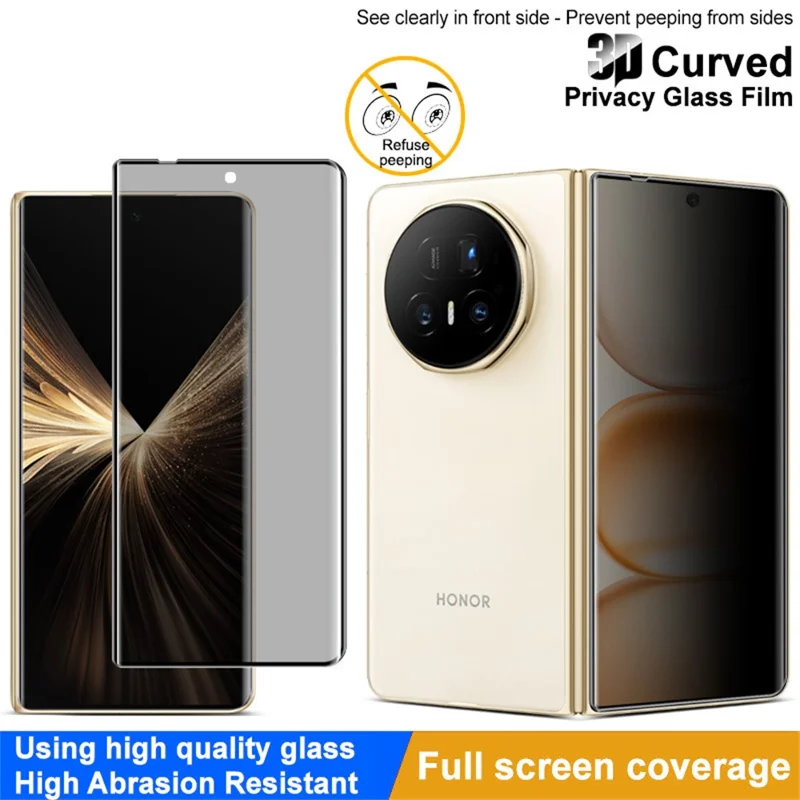 IMAK Für Honor Magic V5 5G Blickschutz-Displayschutz Vollflächige Gehärtete Glasfolie