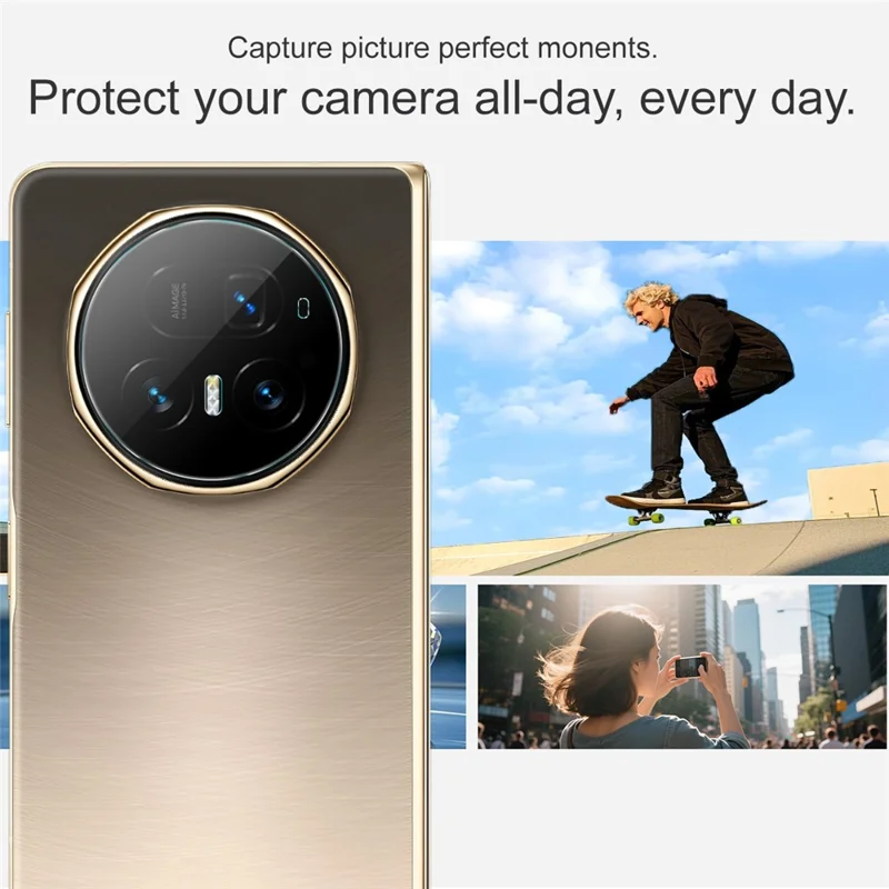 IMAK For Honor Magic V5 5G Camera Lens Protector Slim Tempered Glass Lens Film