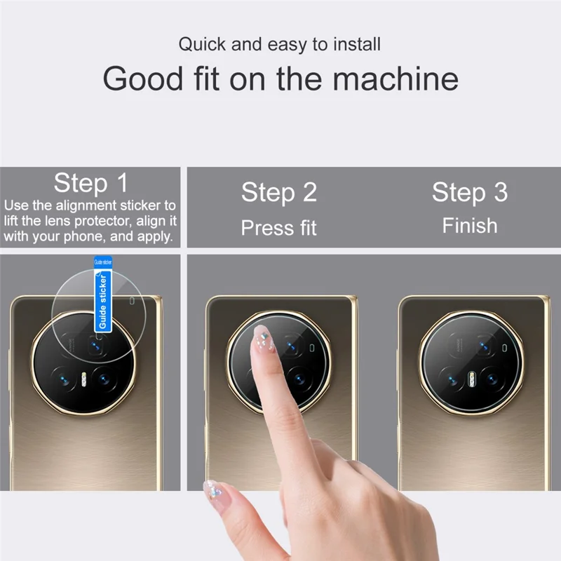 IMAK For Honor Magic V5 5G Camera Lens Protector Slim Tempered Glass Lens Film