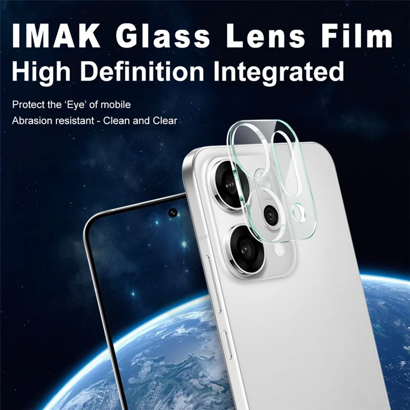 IMAK For Oppo Reno14 Pro 5G (Global) Tempered Glass Camera Lens Protector + Acrylic Lens Cap