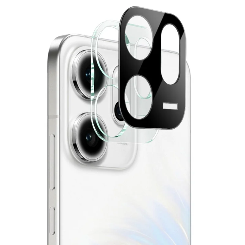 IMAK For Oppo Reno14 F 5G Tempered Glass Lens Film + Acrylic Cap (Black Version)