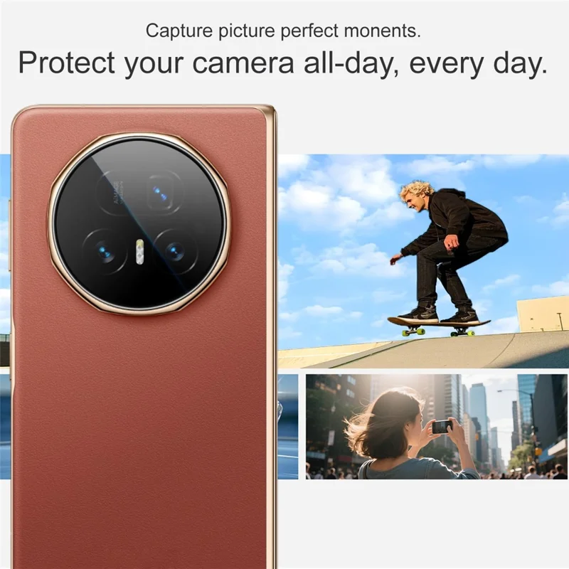 IMAK For Honor Magic V5 5G Camera Lens Protector Tempered Glass Lens Film with Self Positioning Frame