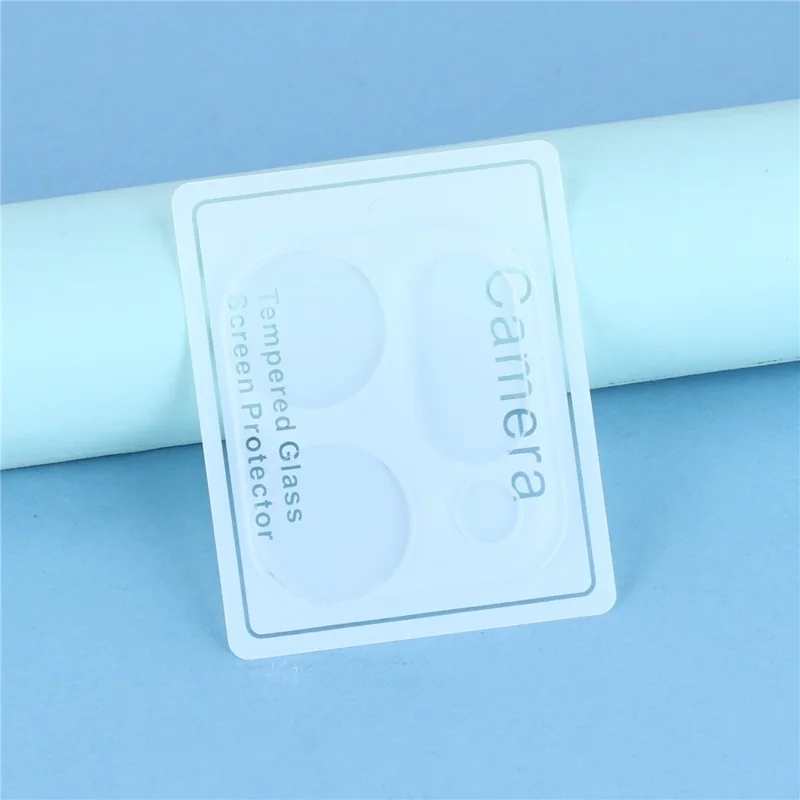 2 Uds. Protector de Lente de Cámara de Cristal Templado 3D Arco Antiarañazos para Oppo Reno14 Pro 5G (Global) - Transparente