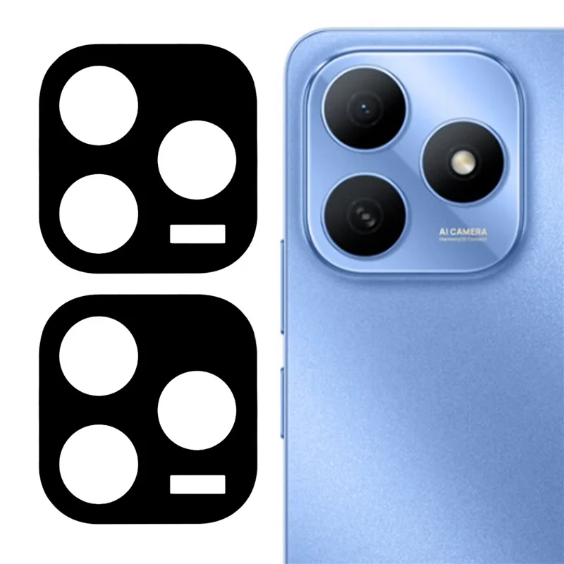 2Pcs For Wiko Hi Enjoy 80S 5G Camera Lens Protector Silk Printing Lens Film 3D Arc Edge