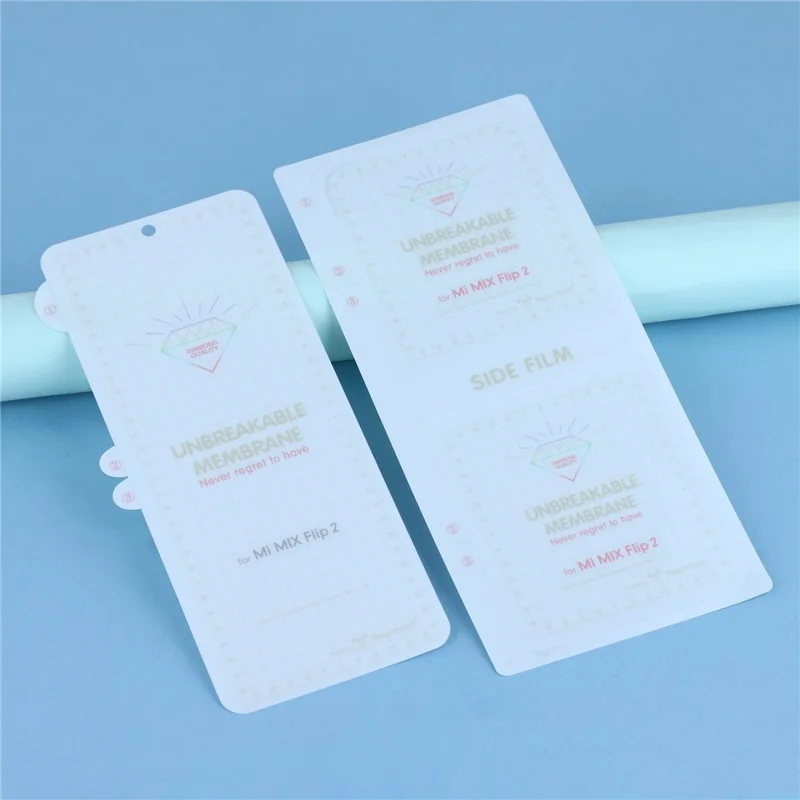 For Xiaomi Mix Flip 2 Clear PET Film Soft Front and Back Screen Protector