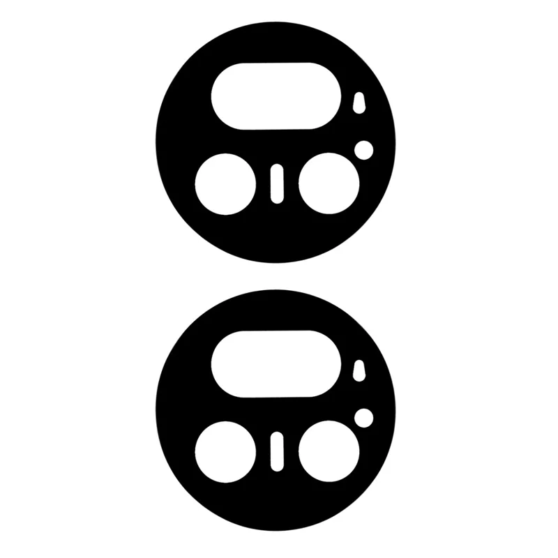 For Honor Magic V5 5G Tempered Glass Lens Protector Black Silk Printing Camera Lens Film