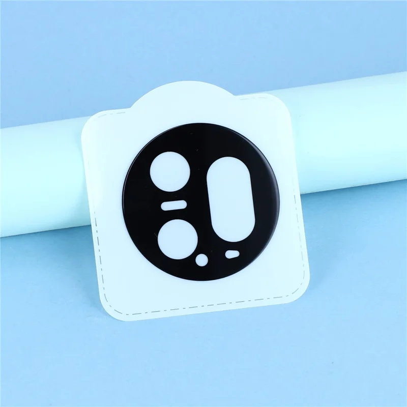For Honor Magic V5 5G Tempered Glass Lens Protector Black Silk Printing Camera Lens Film