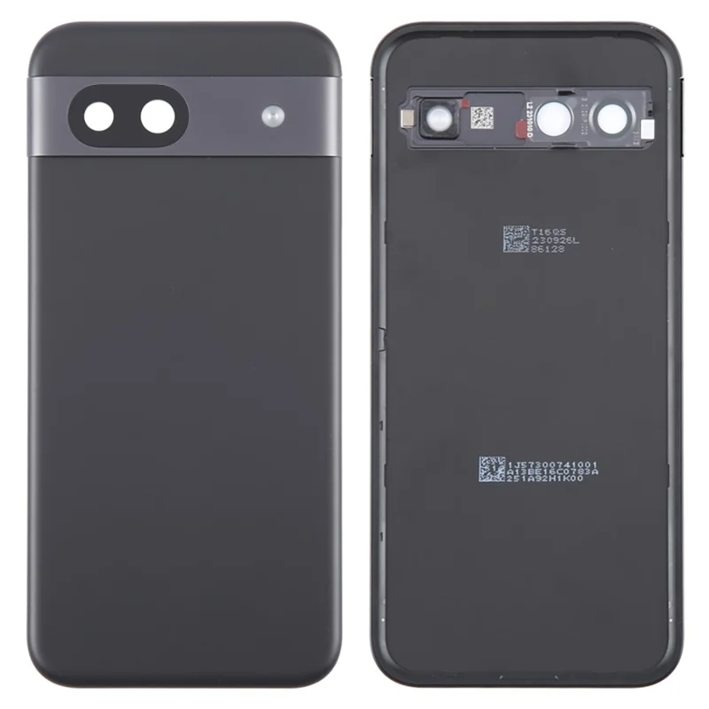 For Google Pixel 8a Battery Housing with Camera Lens Cover - Black