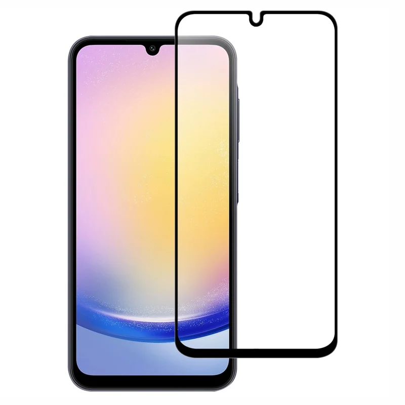 For Samsung Galaxy A17 5G / A26 5G AGC Glass Screen Protector Full Glue Black Edge Screen Film