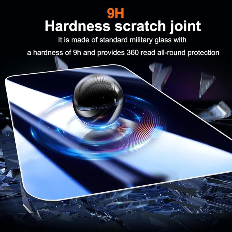2 Unidades Protector de Pantalla para OnePlus Nord 5 5G Cristal Templado Borde Curvado 2.5D Alta Claridad con Película Protectora de Lente de Cámara