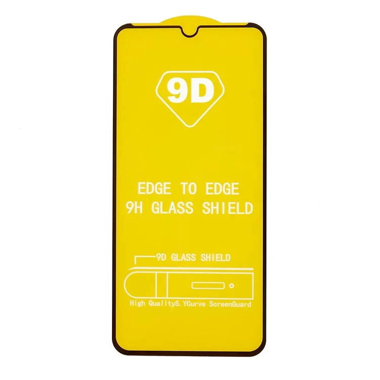 For Xiaomi Redmi Note 9 Pro Max / Note 9S 4G / Note 9 Pro 4G Silk Printing 9D Tempered Glass Film Side Glue Anti-Scratch Screen Protector