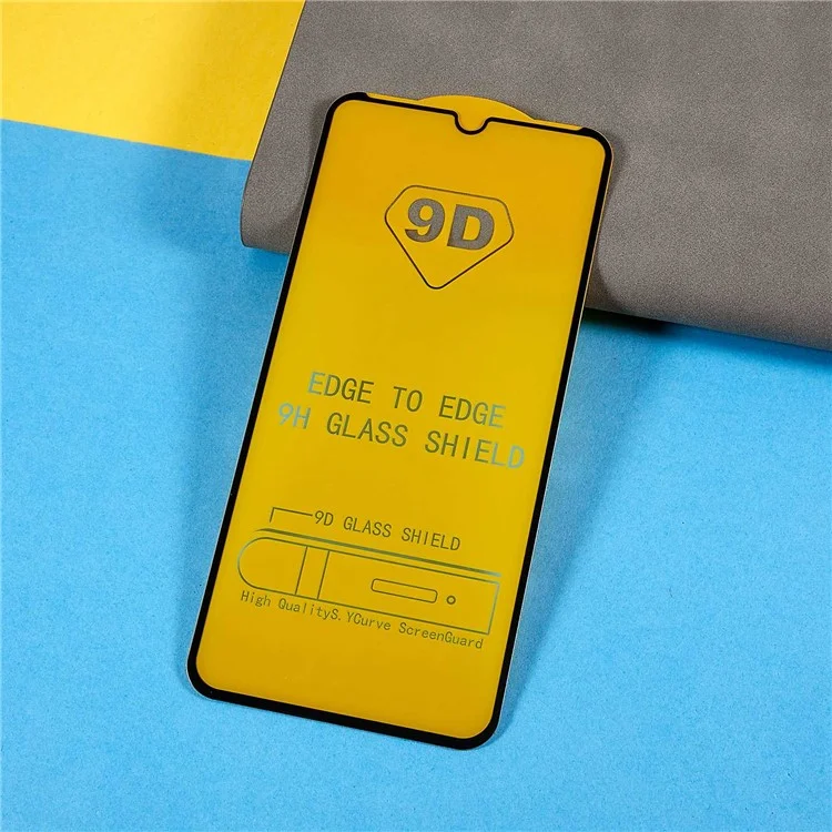 Per Xiaomi Redmi Note 9 Pro Max / Nota 9S 4G / Nota 9 Pro 4G Silk Printing Copertura Completa Glass Temped Glass Colo Schermo Laterale Protettore Dello Schermo Anti-scratch