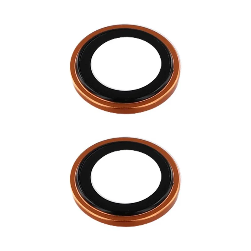 For iPhone 17 Camera Lens Protector Precise Positioning Individual Lens Film Set - Orange
