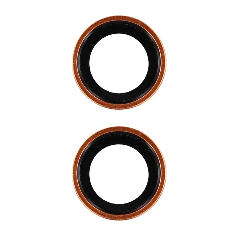 For iPhone 17 Camera Lens Protector Precise Positioning Individual Lens Film Set - Orange
