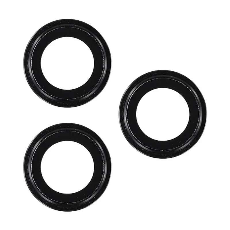 For iPhone 17 Pro Max / 17 Pro Camera Lens Protector Precise Positioning Individual Lens Film Set - Black