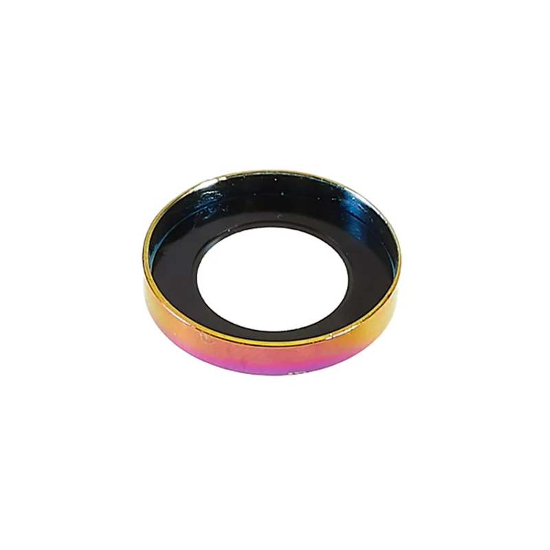 For iPhone Air Camera Lens Protector Rhinestone Metal Frame + Tempered Glass Rear Lens Film - Colorful