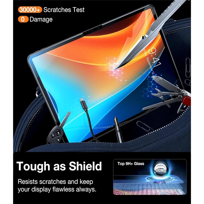 TORRAS Install Master Series For iPad Air 11 (2025)  /  (2024) Tempered Glass Screen Protector with Film Installation Tool