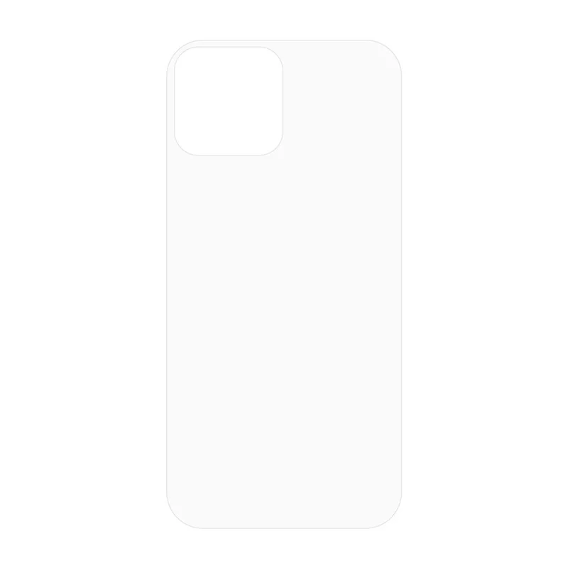 For iPhone 13 Tempered Glass Back Screen Protector 0.25 Arc Edges Full Coverage Back Film