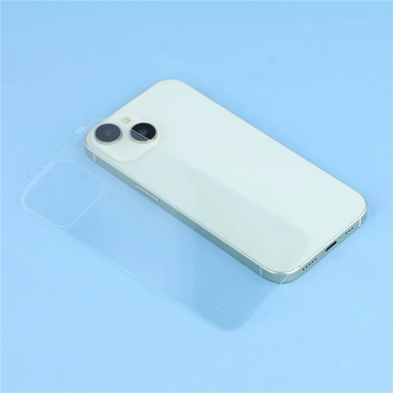 For iPhone 13 Tempered Glass Back Screen Protector 0.25 Arc Edges Full Coverage Back Film