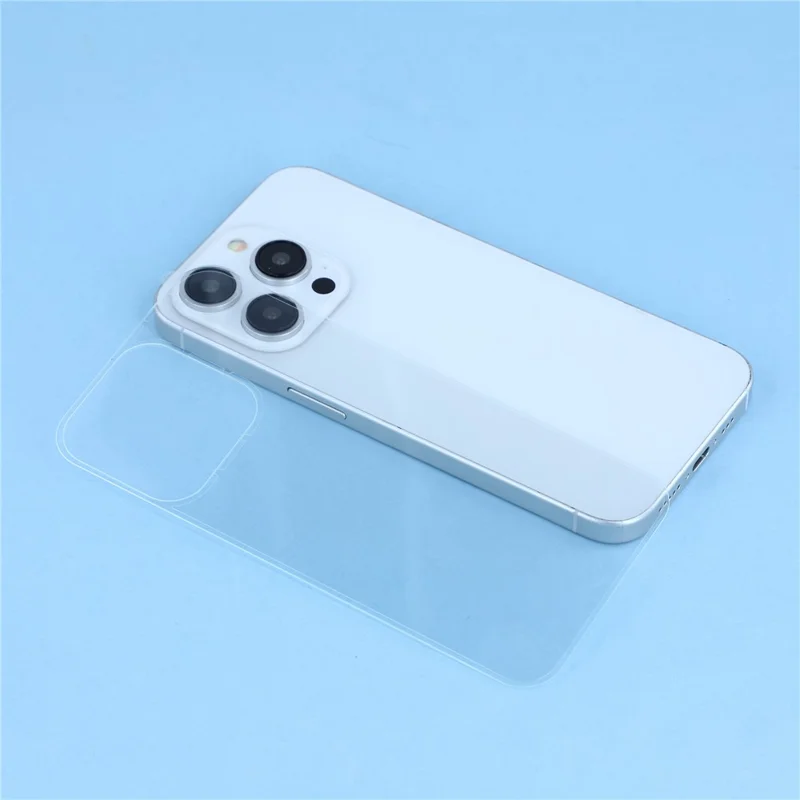 For iPhone 13 Pro Tempered Glass Back Screen Protector 0.25 Arc Edges Full Coverage Back Film