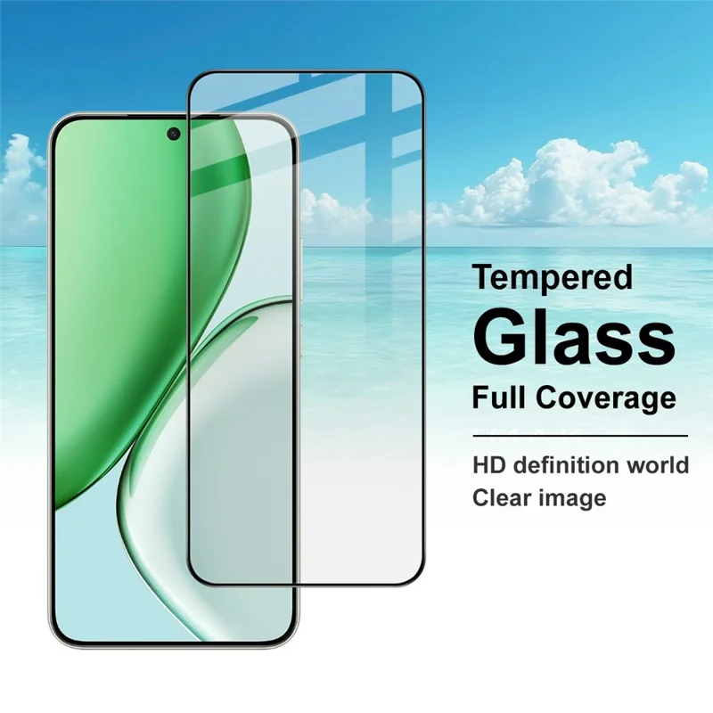 IMAK Pro+ Series For Honor Magic8 Lite 5G / X9d 5G / X70 5G Screen Protector Full Coverage Tempered Glass Film (Fingerprint Unlock)