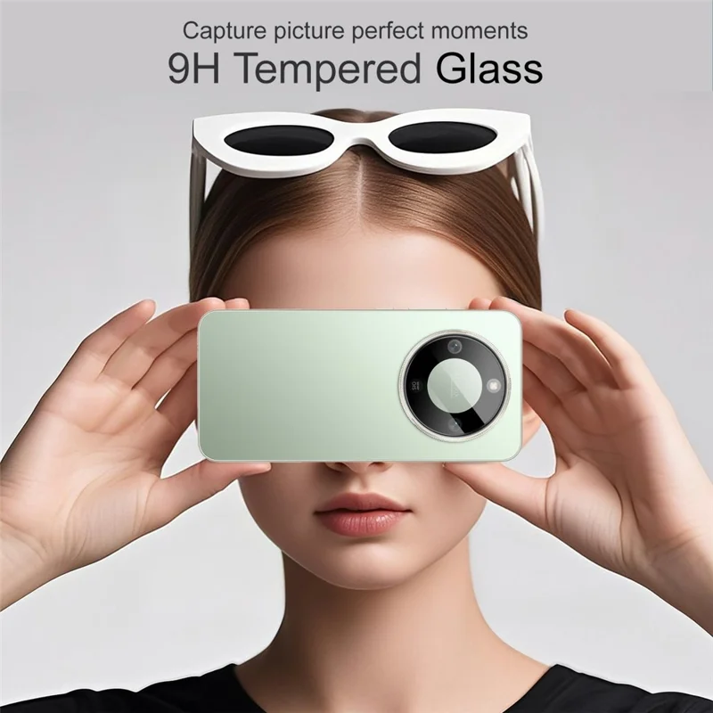 IMAK For Honor Magic8 Lite 5G / X9d 5G / X70 5G Camera Lens Protector Tempered Glass HD Clear Lens Film (Black Version)