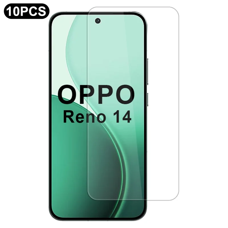 Pack de 10 Pièces Protection d'Écran pour Oppo Reno14 5G (Global) Film Protecteur Haute Transparence