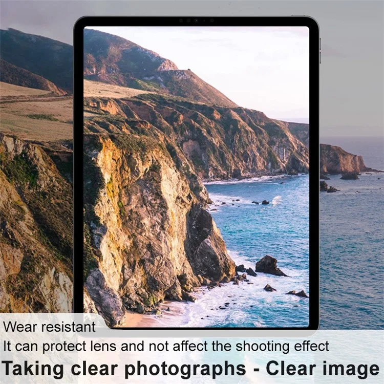 IMAK For iPad Pro 11 (2020) / (2021) / (2022) / iPad Pro 12.9 (2020) / (2021) / (2022) Integrated Camera Lens Protector Tempered Glass Lens Film + Acrylic Lens Cap