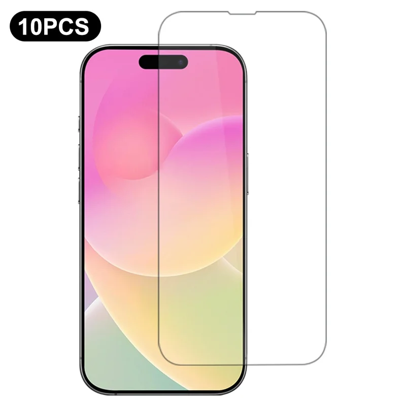 Pack de 10 Unidades de Protector de Pantalla para iPhone 17 - Película Protectora de Alta Transparencia