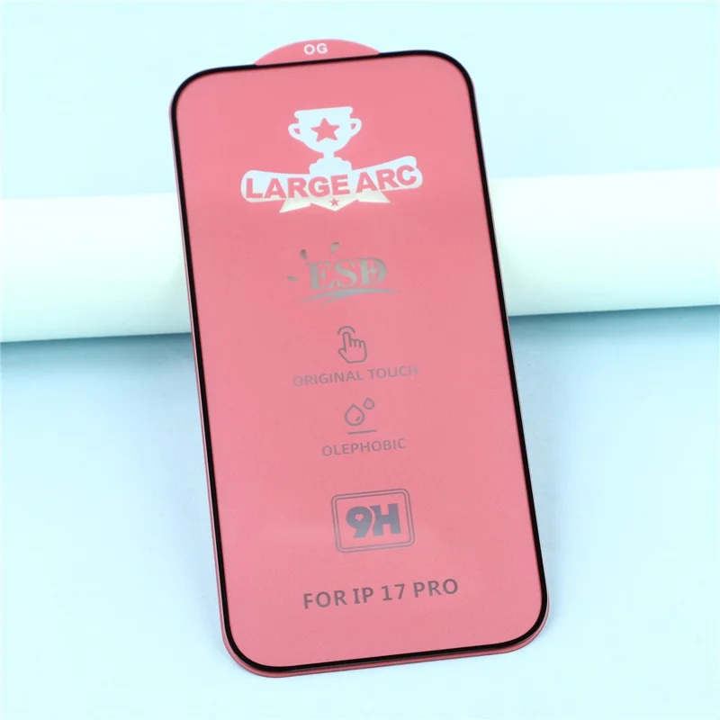 Protector de Pantalla de Aluminio-Silicio de Alta Calidad con Impresión de Seda HD para iPhone 17 Pro