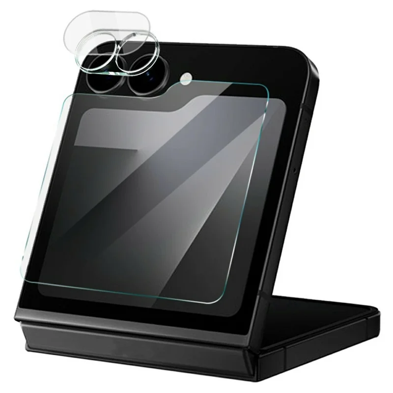IMAK For Samsung Galaxy Z Flip7 FE 5G Camera Lens Film + Tempered Glass Rear Screen Protector