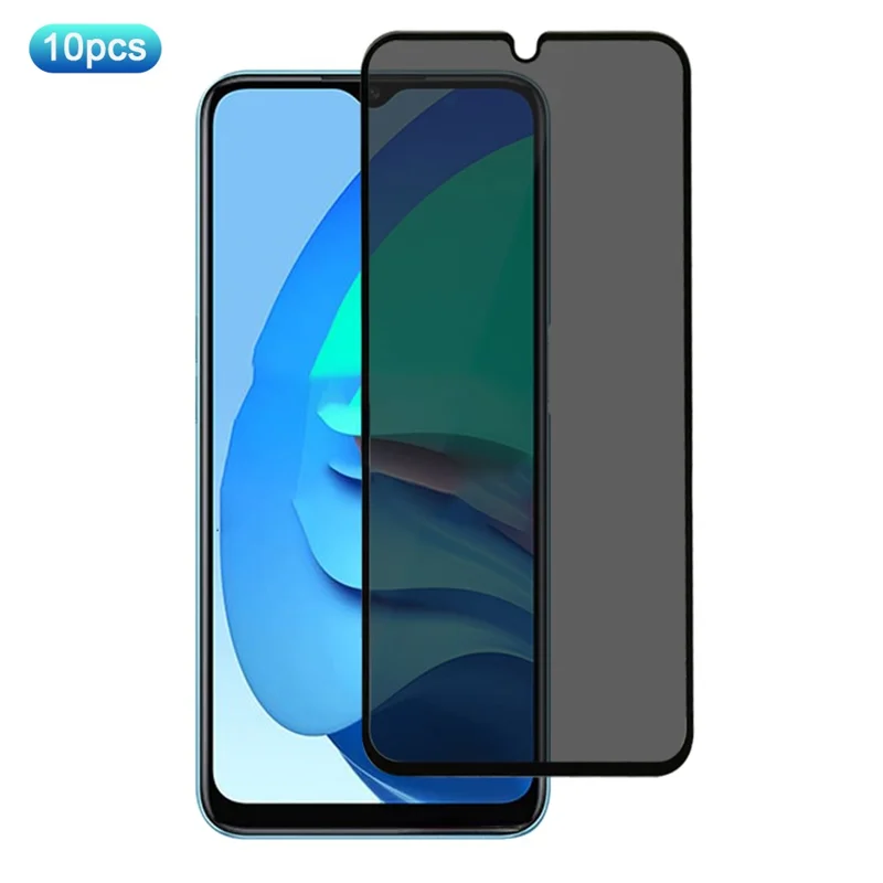 10 шт. / Упаковка Защитная пленка для Oppo A56 5G с антишпионским эффектом под углом 28 градусов, 2.5D, с шелковой печатью