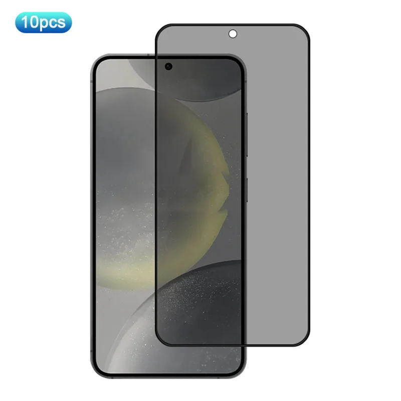 10Pcs  /  Pack For Samsung Galaxy S25+ Screen Protector 28-Degree Anti Spy 2.5D Silk Printing Film