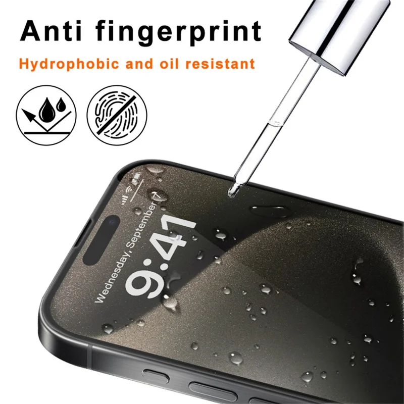 Protector de Pantalla para iPhone 17 Película Antiespia de Impresión en Seda de 28 Grados con Adhesivo Completo
