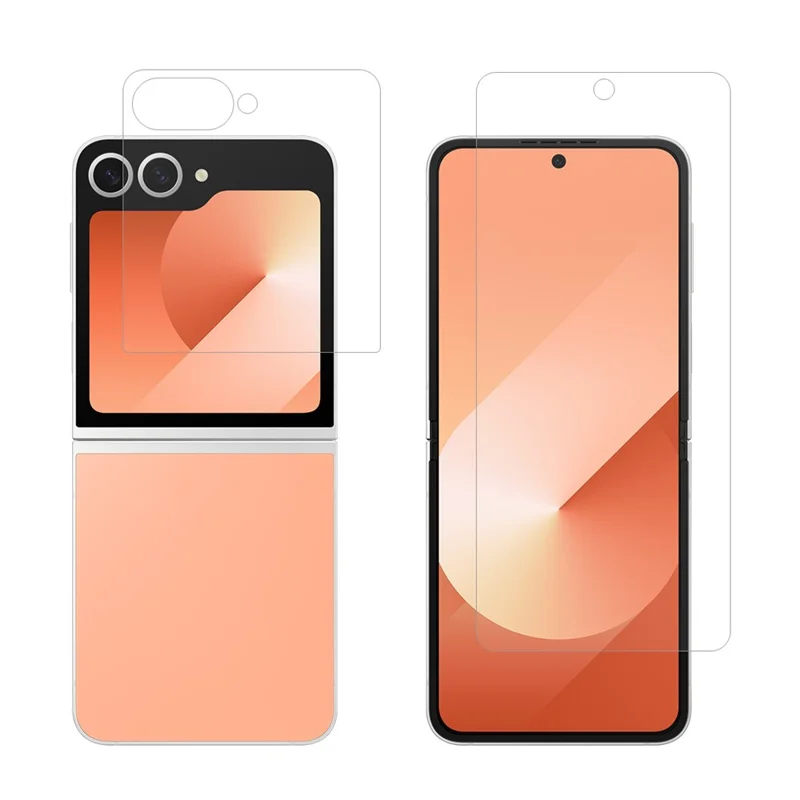 ENKAY HAT PRINCE Screen Protector for Samsung Galaxy Z Flip6 5G Front + Back Self-Healing TPU Film Full-Coverage