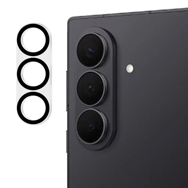 For Samsung Galaxy Z Fold7 5G Camera Lens Protector Cell Phone Silk Printing Tempered Glass Clear Lens Film