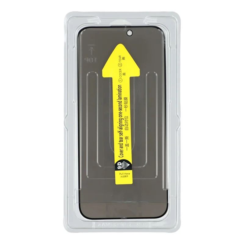 For iPhone 16 Plus For Apple iPhone 16 Anti-Spy Screen Protector Silk Print High Aluminium-silicon Glass Film with Easy Installation Tool