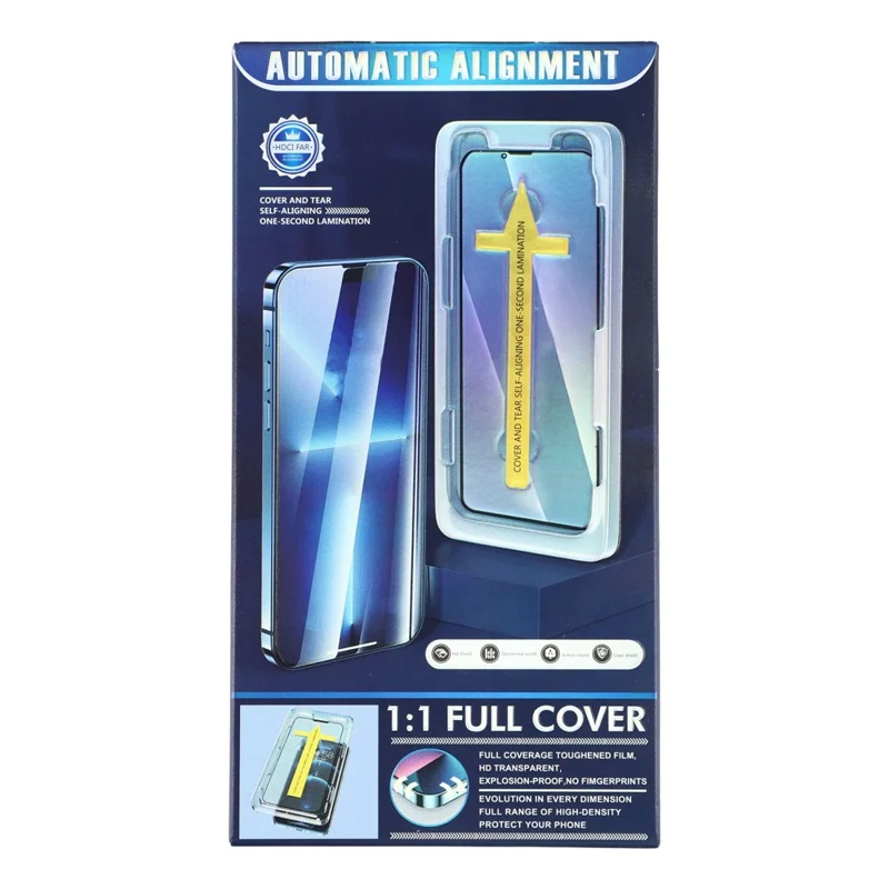 For iPhone 16 Plus For Apple iPhone 16 Anti-Spy Screen Protector Silk Print High Aluminium-silicon Glass Film with Easy Installation Tool
