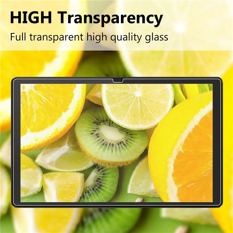 Para Lenovo Tab M10 Plus (3ª generación) / Xiaoxin Pad 2022 Protector de pantalla de 10,6 pulgadas con borde arqueado Película de vidrio templado antihuellas HD transparente de cobertura completa